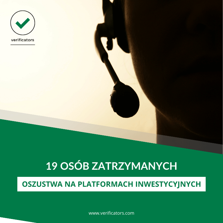 19 osób zatrzymanych - oszustwa na platformach inwestycyjnych