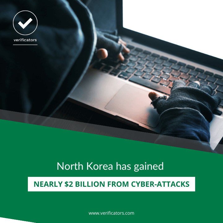 North Korea has gained nearly $2 billion from cyber-attacks