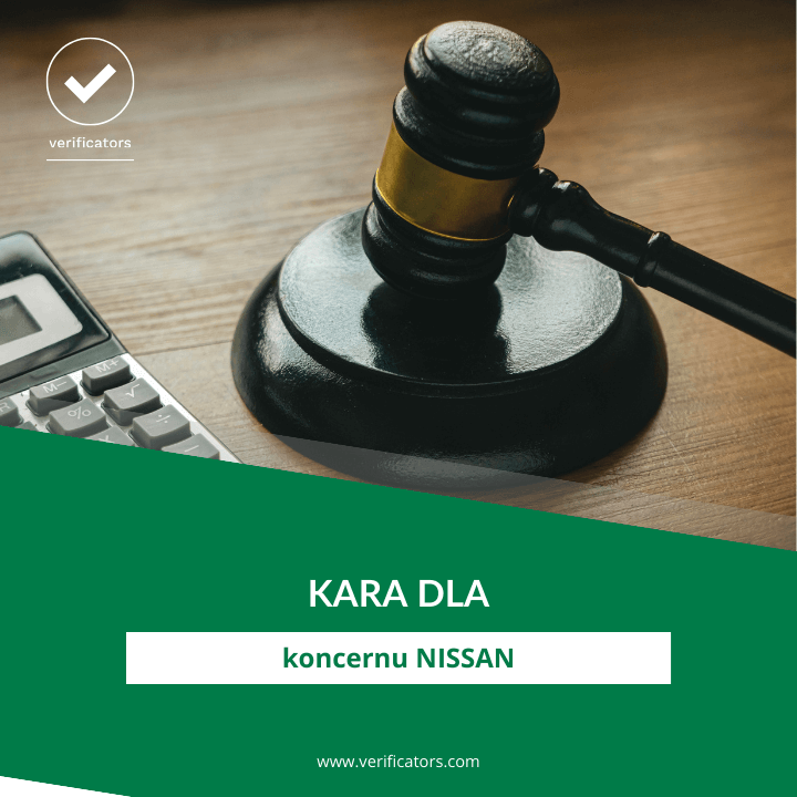 Kara dla koncernu Nissan
