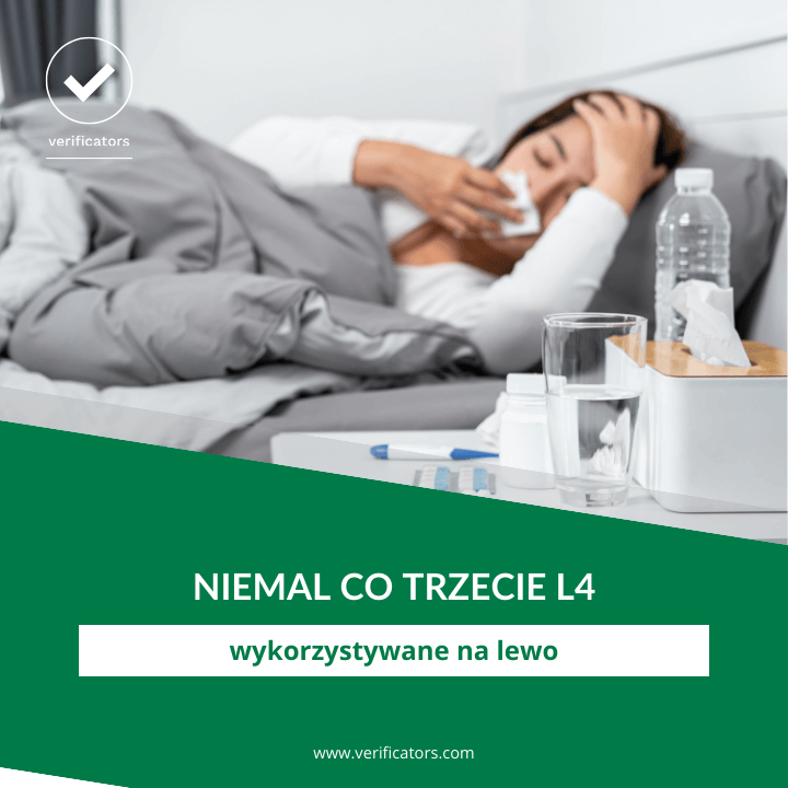 Niemal co trzecie L4 jest wykorzystywane na lewo