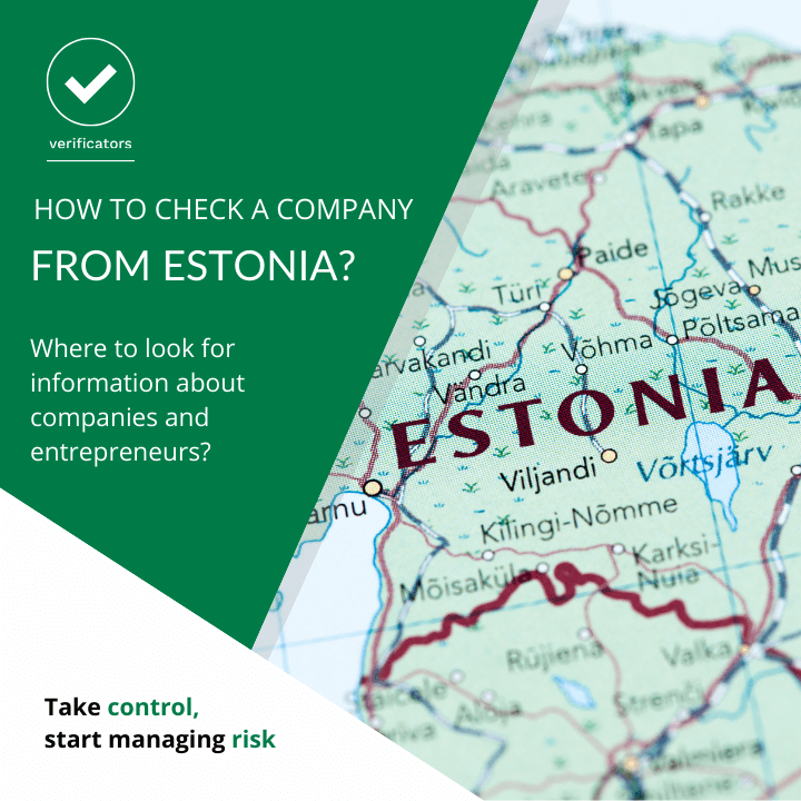How to check a company from Estonia