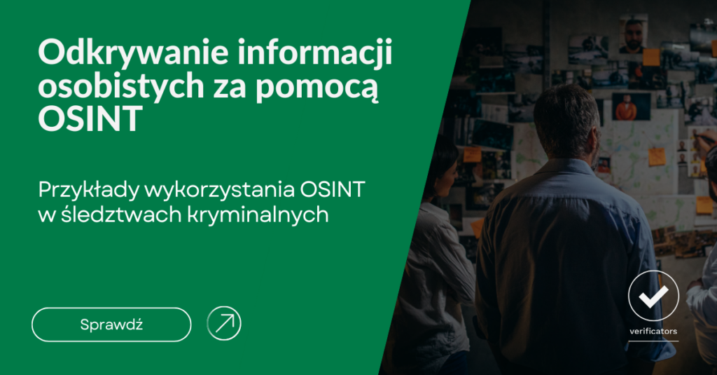 Odkrywanie informacji osobistych za pomocą OSINT