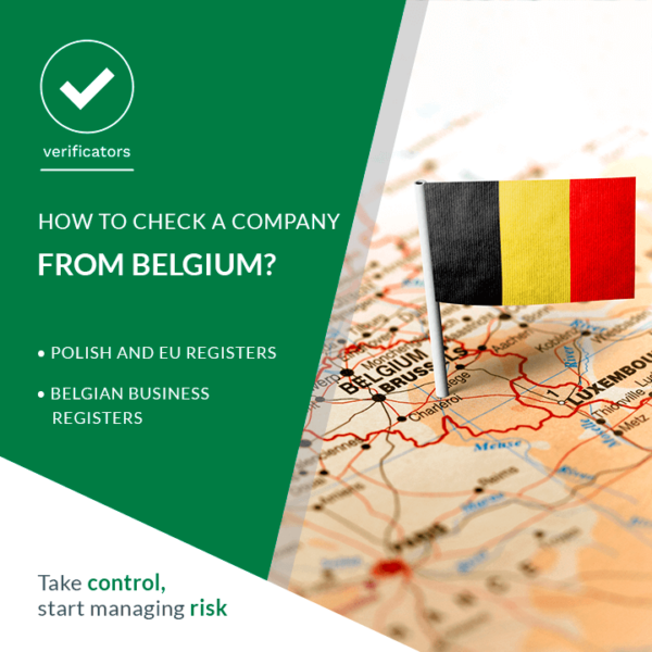 How to check a company from Belgium?