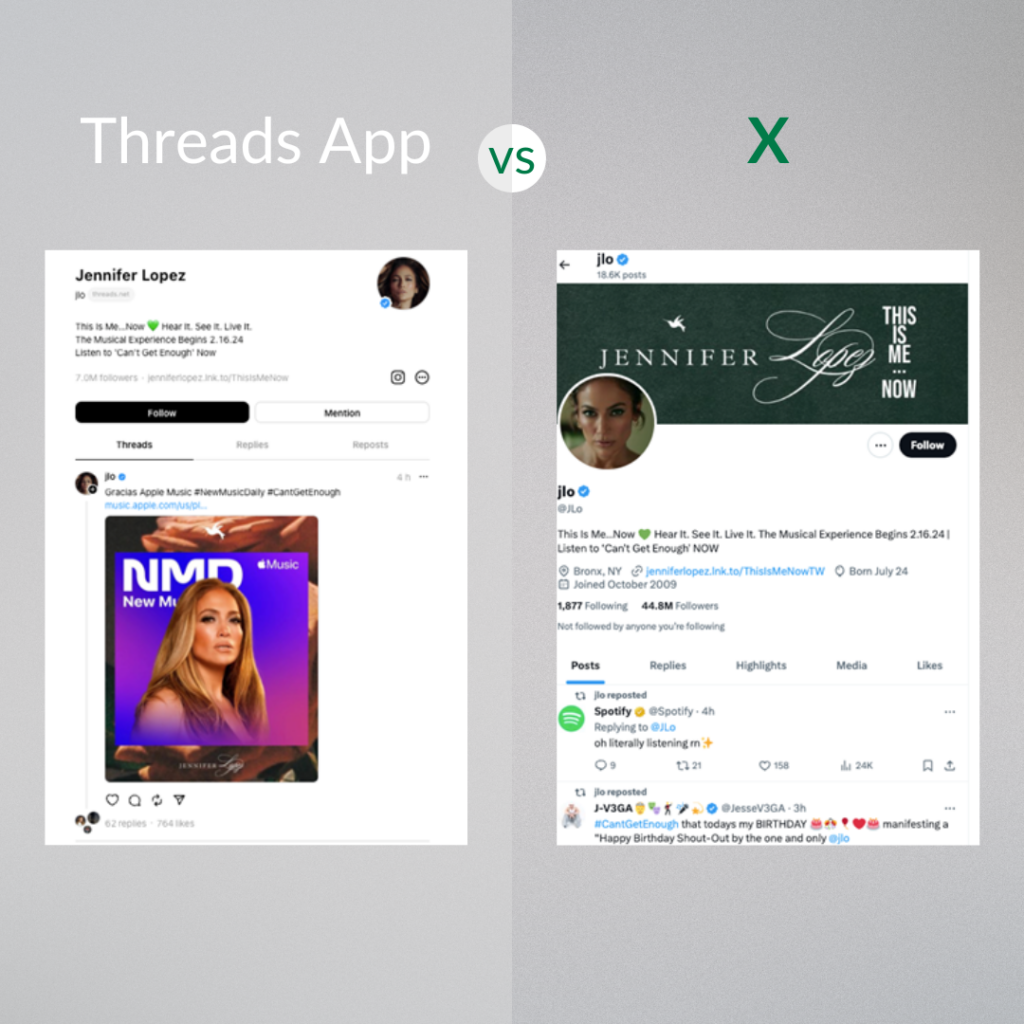 Obrazek ma na celu porównanie dwóch platform 