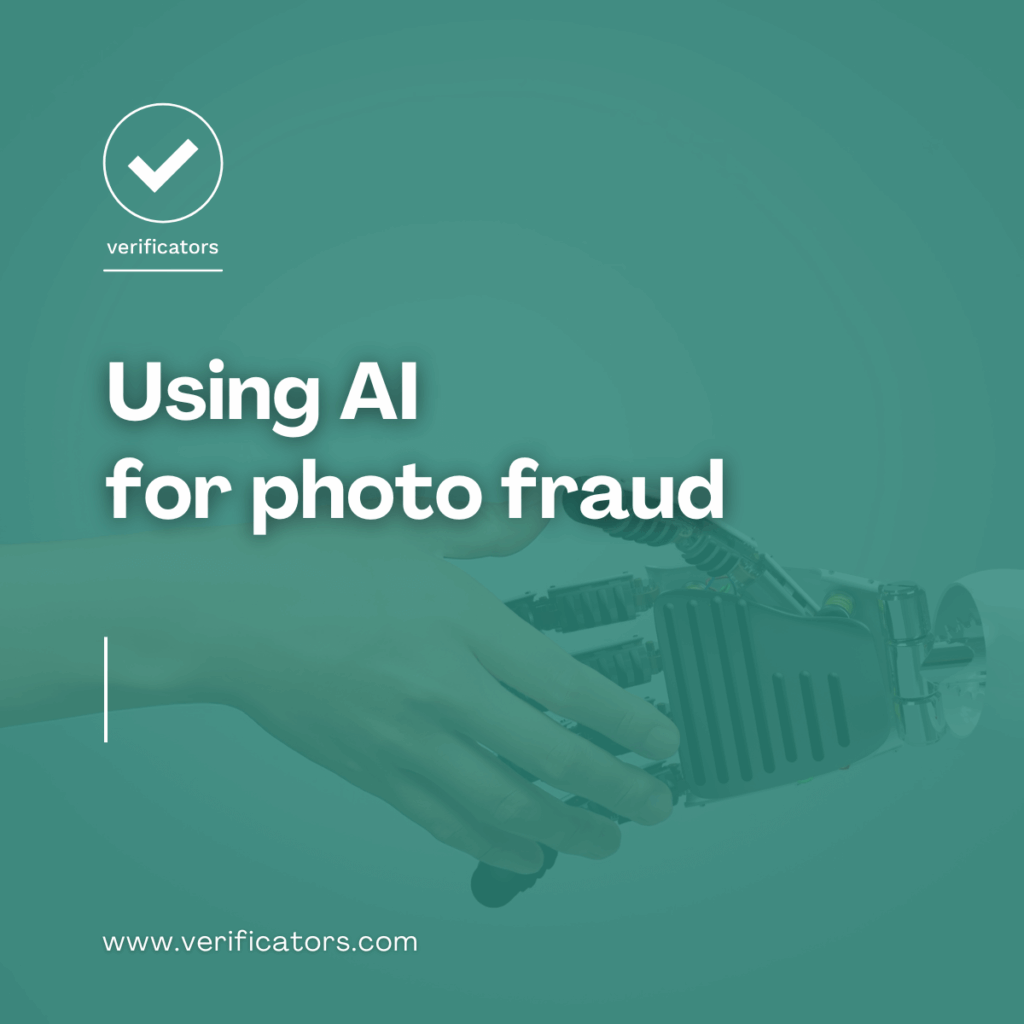 Using AI for photo fraud