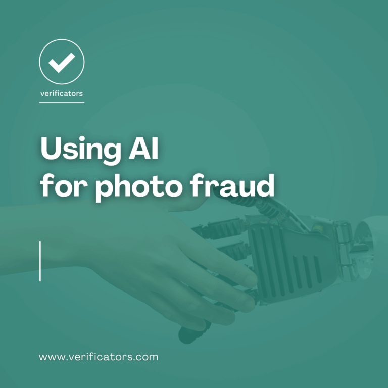 Using AI for photo fraud
