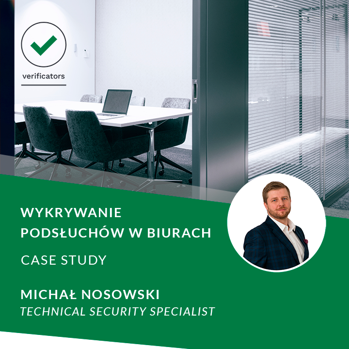 Wykrywanie podsłuchów w biurach - case study