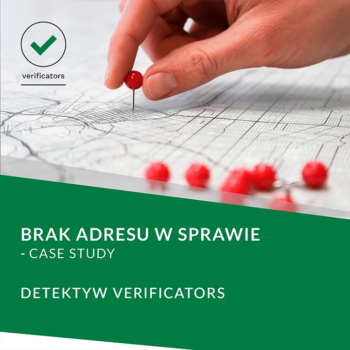 Brak adresu w sprawie