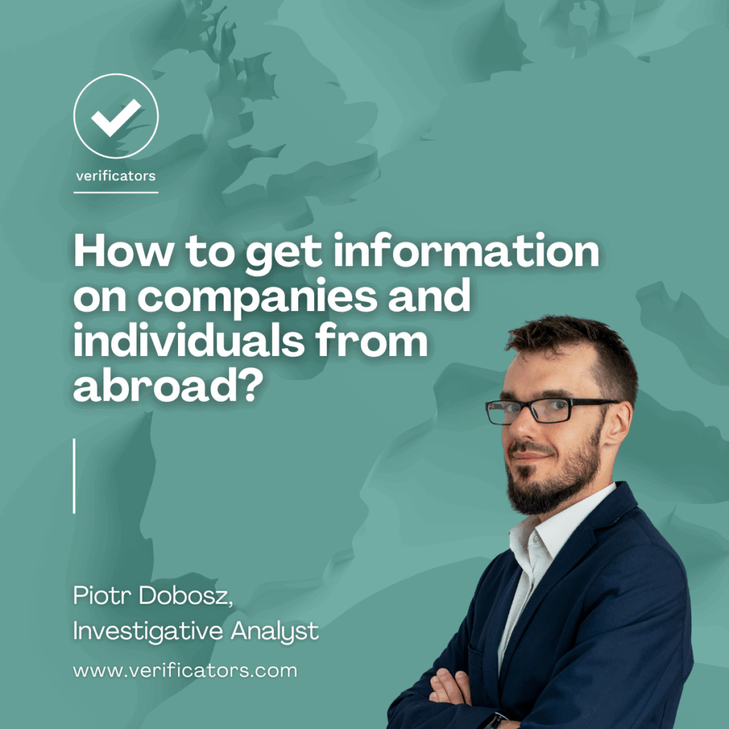 How to get information on companies and individuals from abroad
