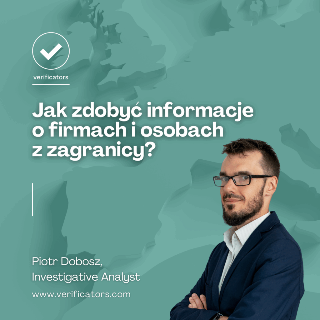 Jak zdobyć informacje o firmach i osobach z zagranicy