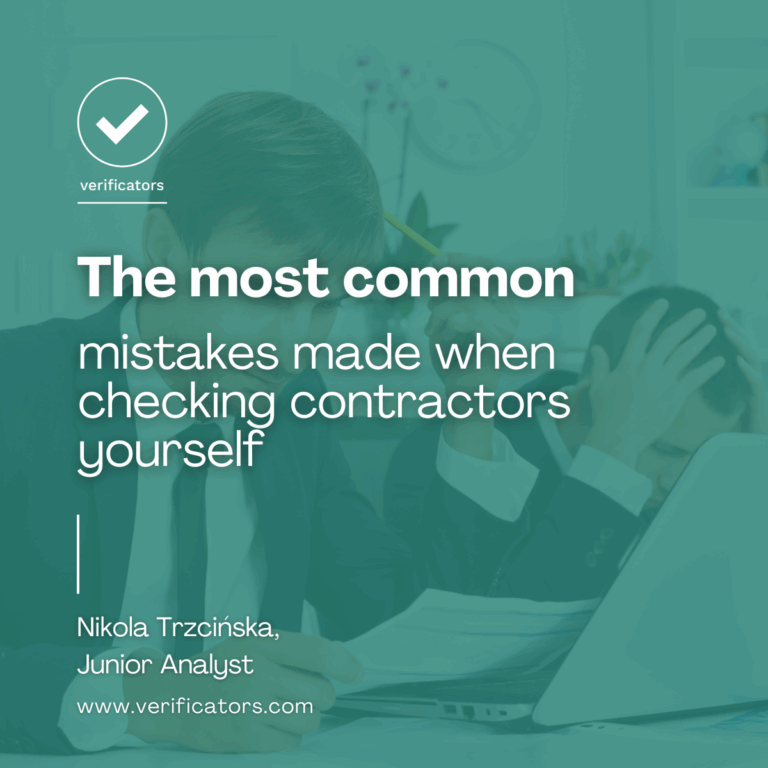 The most common mistakes made when checking contractors yourself