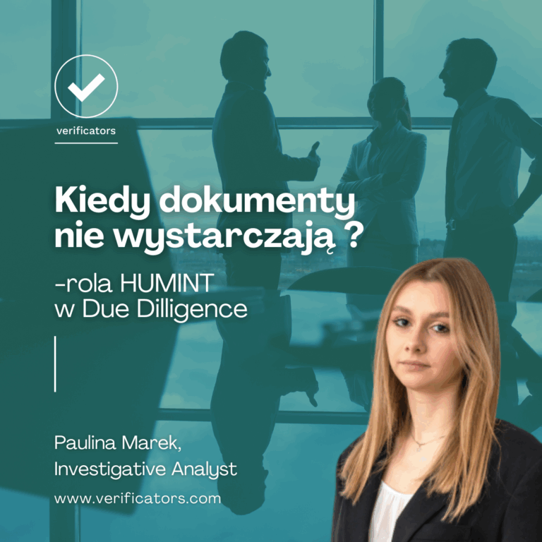 rola HUMINT w Due Dilligence