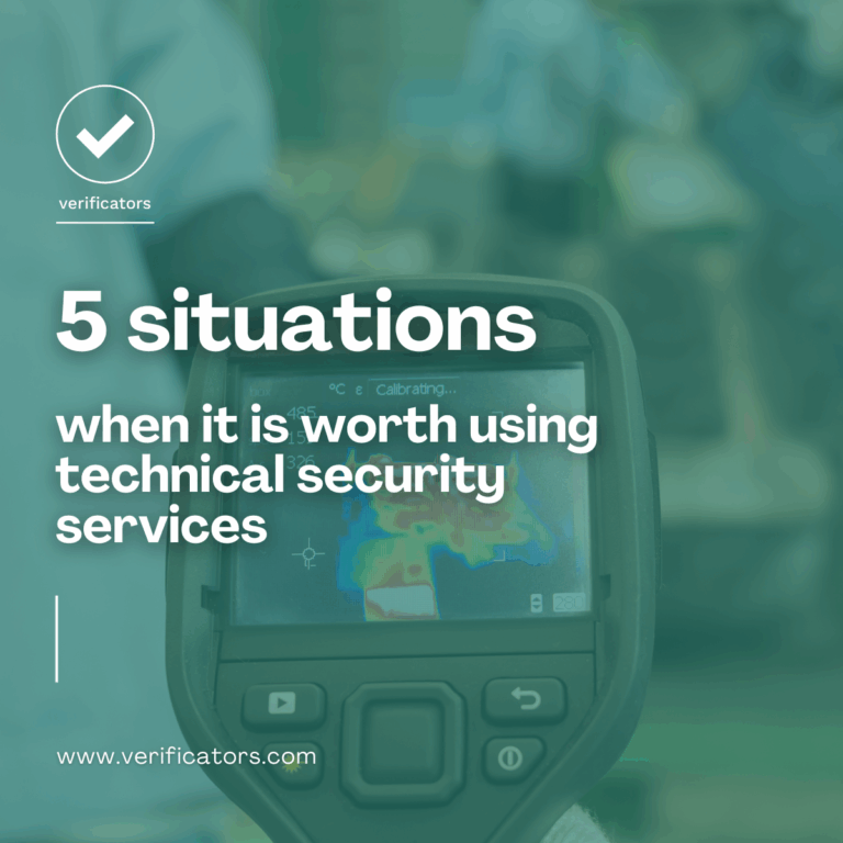 5 situations when it is worth using technical security services