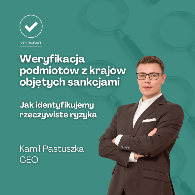 Weryfikacja podmiotów z krajów objętych sankcjami